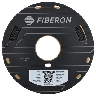 FG03001 Fiberon™ PA6-CF20 Filament PA6-CF Koolstofvezelversterkt, Hittebestendig, Niet-trekkend 1.75 mm 500 g van Polymaker in Kleurloos – productfoto 2 van 2