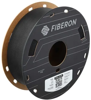 Fiberon™ Pa12-cf10 1.75 Mm 0.5kg Filament Zilver van Polymaker in Zwart – productfoto 1 van 2