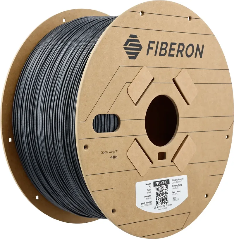 FM01002 Fiberon™ PPS-CF10 Filament PPS-CF Kohlefaserverstärkt, chemisch beständig, hitzebeständig, Kriechfestigkeit, flammhemmend, hohe Steifigkeit von Polymaker – Produktfoto