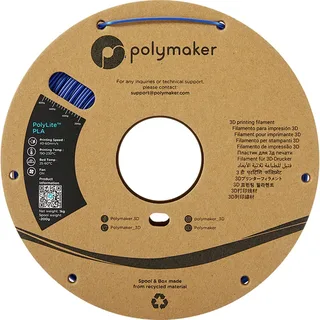 PA02005 PolyLite Filament PLA kunststof 1.75 mm 1000 g Blauw 1 stuk(s) van Polymaker in Kleurloos – productfoto 2 van 2