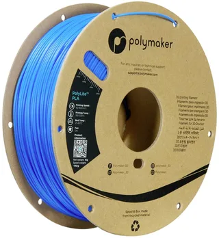 PA02064 Filament PLA kunststof Hoge stijfheid, Hoge treksterkte 1.75 mm 1000 g Azuurblauw PolyLite™ 1 stuk(s) von Polymaker in Kleurloos – Produktfoto 1 von 2