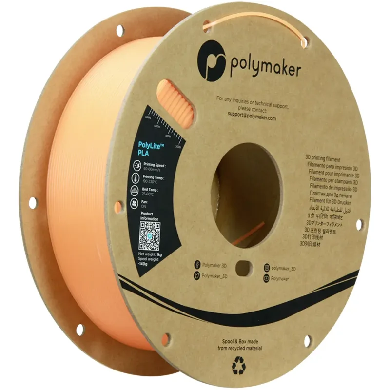 PA02090 Luminous Filament PLA nachleuchtend 1.75 mm 1000 g Leucht-Orange PolyLite™ 1 St. von Polymaker – Produktfoto