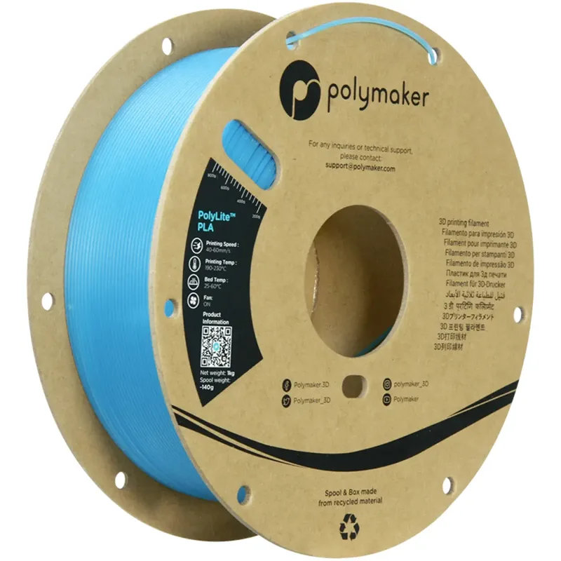 PA02092 Luminous Filament PLA nachleuchtend 1.75 mm 1000 g Leucht-Blau PolyLite™ 1 St. von Polymaker – Produktfoto