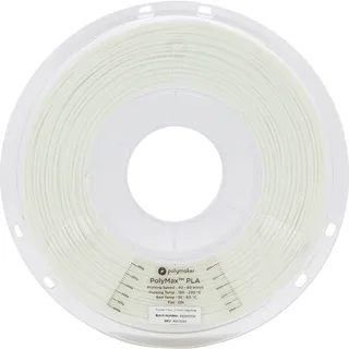 PA06002 PolyMAX Tough Filament PLA kunststof Hoge stijfheid, Hoge treksterkte, Slagvast 1.75 mm 750 g Wit 1 s van Polymaker in Kleurloos – productfoto 3 van 3
