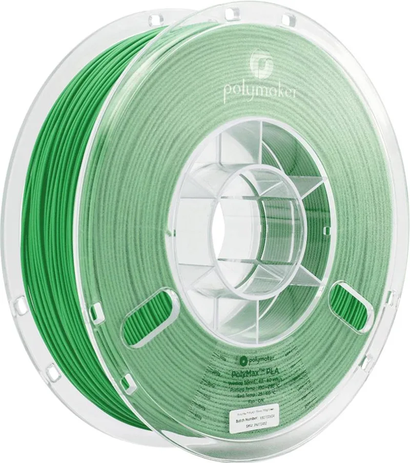 PA06006 PolyMAX Tough Filament PLA kunststof Hoge stijfheid, Hoge treksterkte, Slagvast 1.75 mm 750 g Groen 1 by Polymaker in Kleurloos – product photo