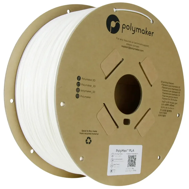 PA06023 Filament Tough PLA schlagfest 1.75 mm 3000 g Weiß PolyMax™ 1 St. von Polymaker – Produktfoto