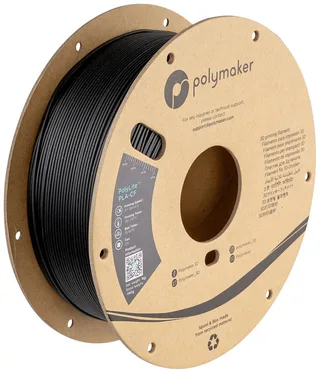 PA10001 Filament PLA-CF Koolstofvezelversterkt 1.75 mm 1000 g Zwart PolyLite™ 1 stuk(s) van Polymaker in Kleurloos – productfoto 2 van 2