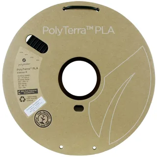 PA11002 Filament PLA kunststof, PLA mat Mat, Gerecycled PLA 2.85 mm 1000 g Zwart PolyTerra™ Edition-R 1 stuk( van Polymaker in Kleurloos – productfoto 2 van 2