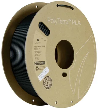 PA11002 Filament PLA kunststof, PLA mat Mat, Gerecycled PLA 2.85 mm 1000 g Zwart PolyTerra™ Edition-R 1 stuk( van Polymaker in Kleurloos – productfoto 1 van 2