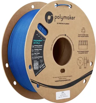 PA17004 HT-PLA Filament PLA kunststof, HT-PLA Warmtebestendig, Highspeed filament 1.75 mm 1000 g Blue, Blauw van Polymaker in Kleurloos – productfoto 1 van 2