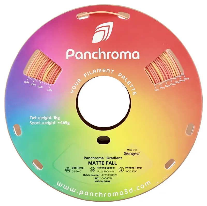 Panchroma Gradient Fall Matte PLA 3D filament 1,75mm 1kg van Polymaker – productfoto 2 van 2