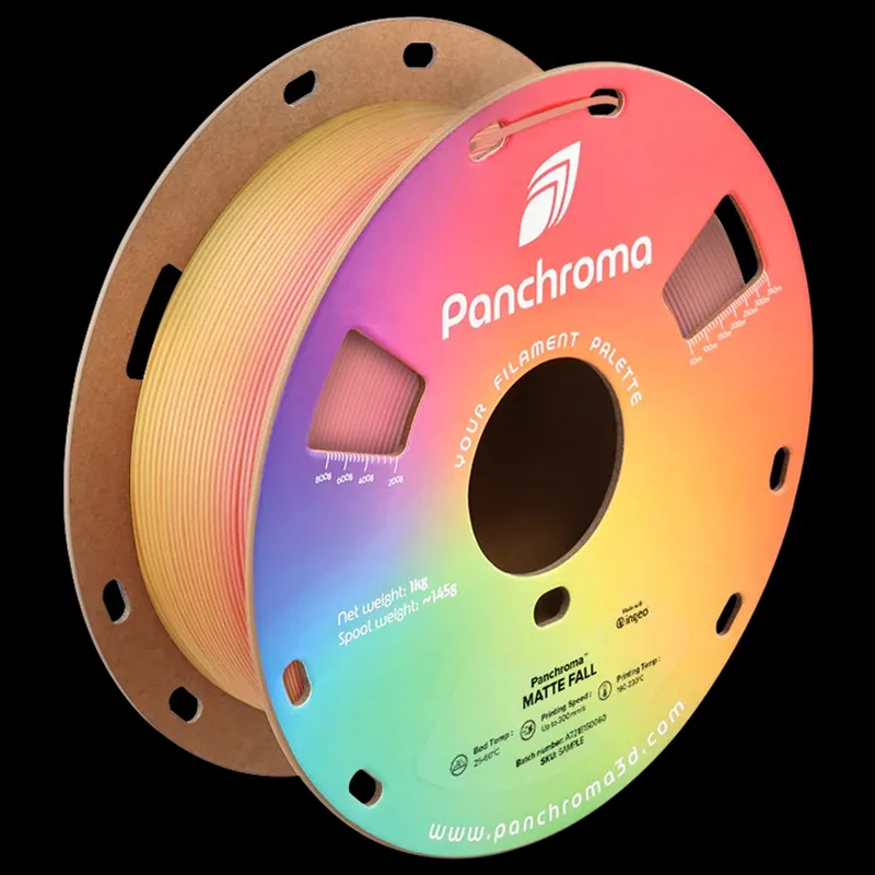 Panchroma Gradient Fall Matte PLA 3D filament 1,75mm 1kg van Polymaker – productfoto 1 van 2