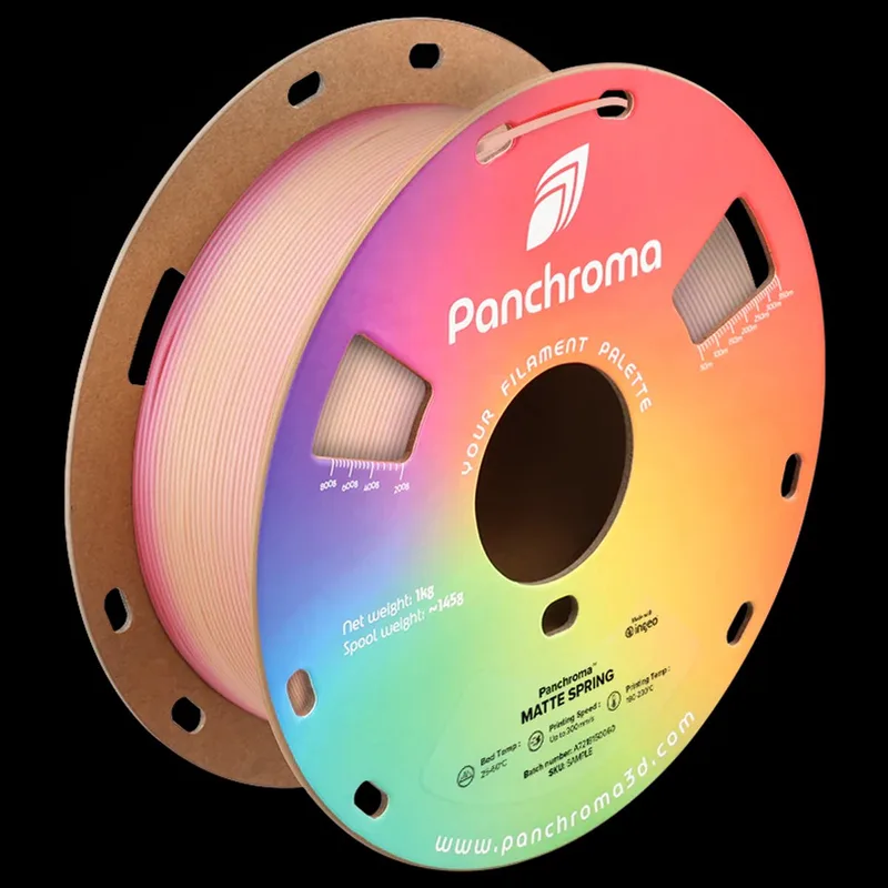 Panchroma Gradient Matte PLA 3D filament 1,75mm 1kg van Polymaker in Spring – productfoto 1 van 2