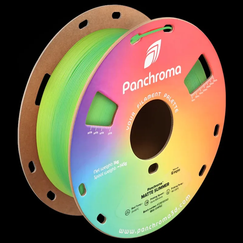 Panchroma Gradient Summer Matte PLA 3D filament 1,75mm 1kg van Polymaker – productfoto 1 van 2