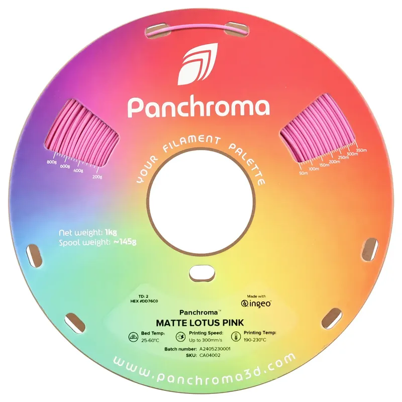 Panchroma Matte PLA 3D filament 1.75mm 1kg van Polymaker – productfoto 2 van 2