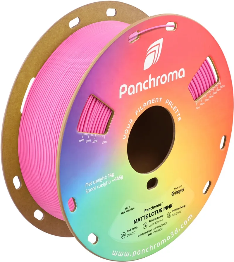 Panchroma Matte PLA 3D filament 1.75mm 1kg van Polymaker – productfoto 1 van 2