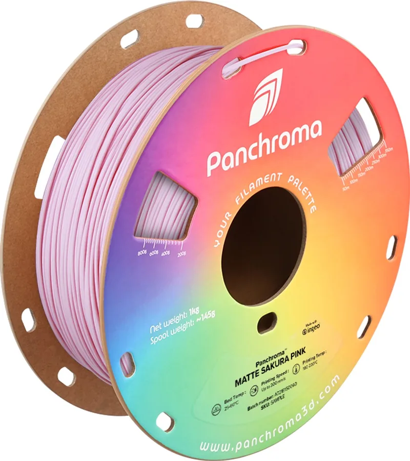 Panchroma Matte PLA 3D filament 1.75mm 1kg van Polymaker – productfoto