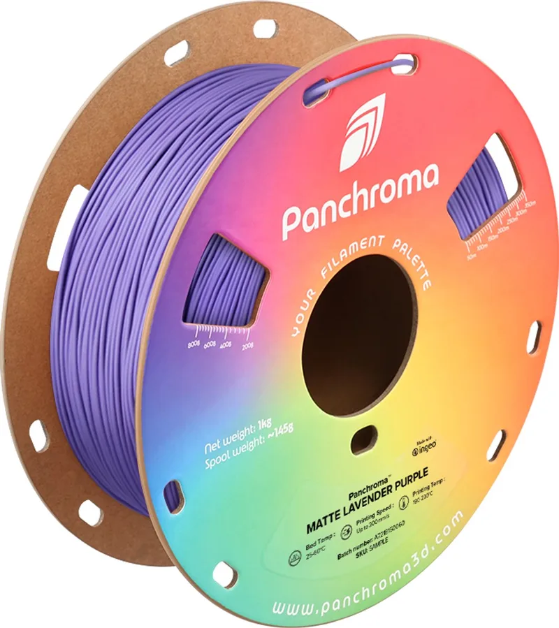 Panchroma Matte PLA 3D filament 1.75mm 1kg van Polymaker – productfoto 1 van 2