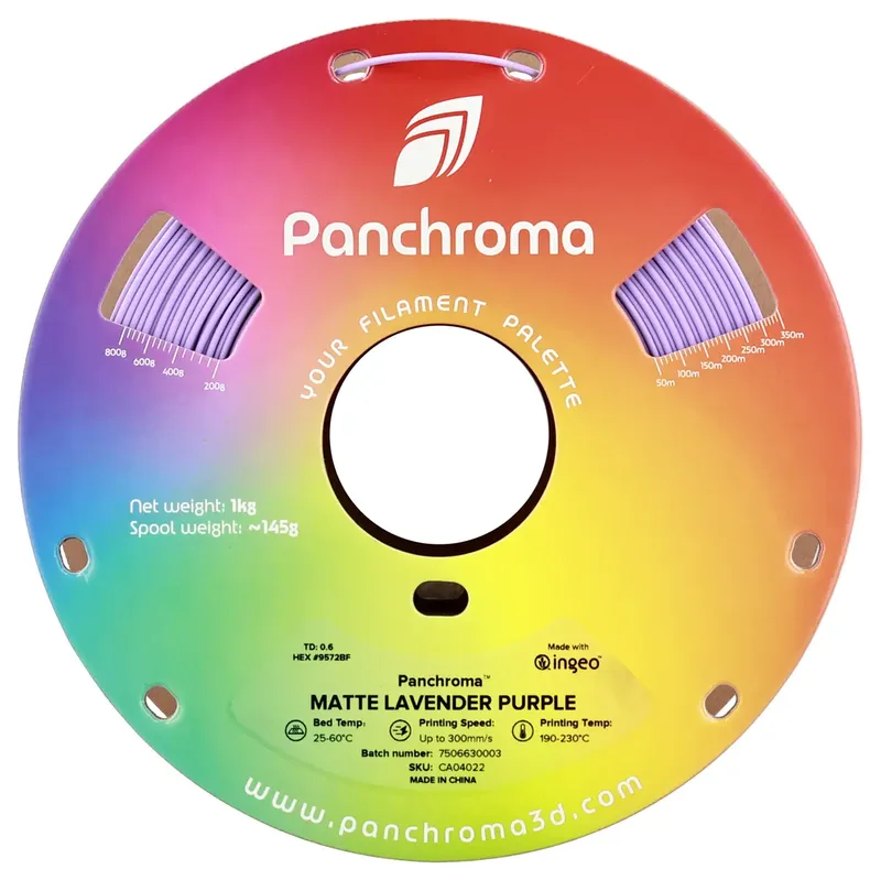 Panchroma Matte PLA 3D filament 1.75mm 1kg van Polymaker – productfoto 2 van 2
