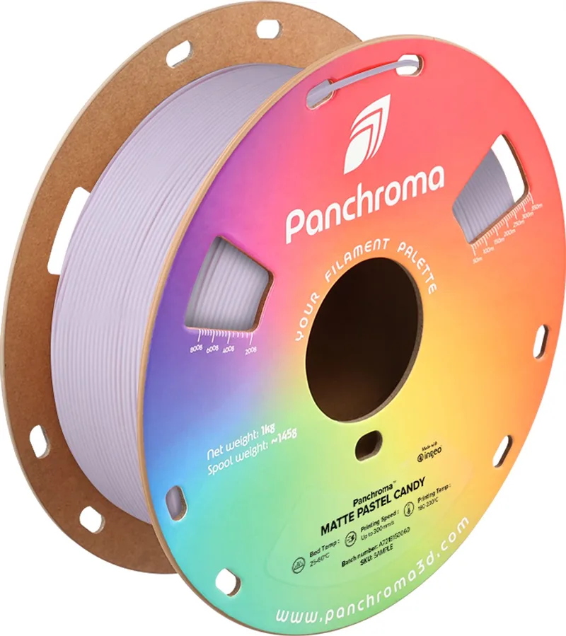 Panchroma Matte PLA 3D filament 1.75mm 1kg de Polymaker en Pastel Candy – photo produit 1 sur 2