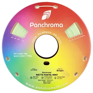Panchroma Matte PLA 3D filament 1.75mm 1kg van Polymaker in Pastel Mint – productfoto 2 van 2