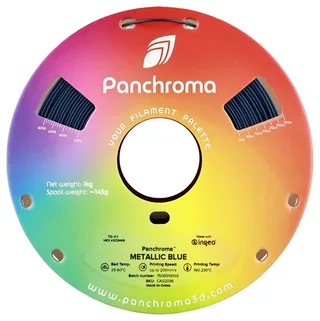 Panchroma PLA 3D filament 1,75mm 1kg van Polymaker in Metallic Blauw – productfoto 2 van 2