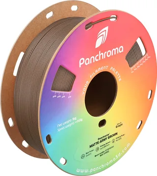 Panchroma PolyTerra PLA Matte Army (CA04009) 1.75mm 1kg. 3d filament von Polymaker in Army brown – Produktfoto 1 von 2