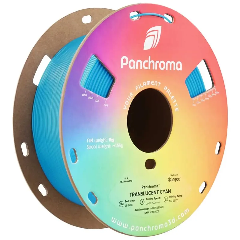 Panchroma™ Pla Translucent 1.75 Mm 1kg Pla-filament von Polymaker – Produktfoto 2 von 5