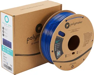 PB01007 PolyLite Filament PETG Hittebestendig, Hoge treksterkte 1.75 mm 1000 g Blauw 1 stuk(s) van Polymaker in Kleurloos – productfoto 1 van 2