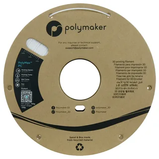 PC02002 Polymax Tough Filament PC (polycarbonaat) Hoge stijfheid, Hittebestendig, Slagvast 1.75 mm 750 g Wit by Polymaker in Kleurloos – product photo 2 of 2