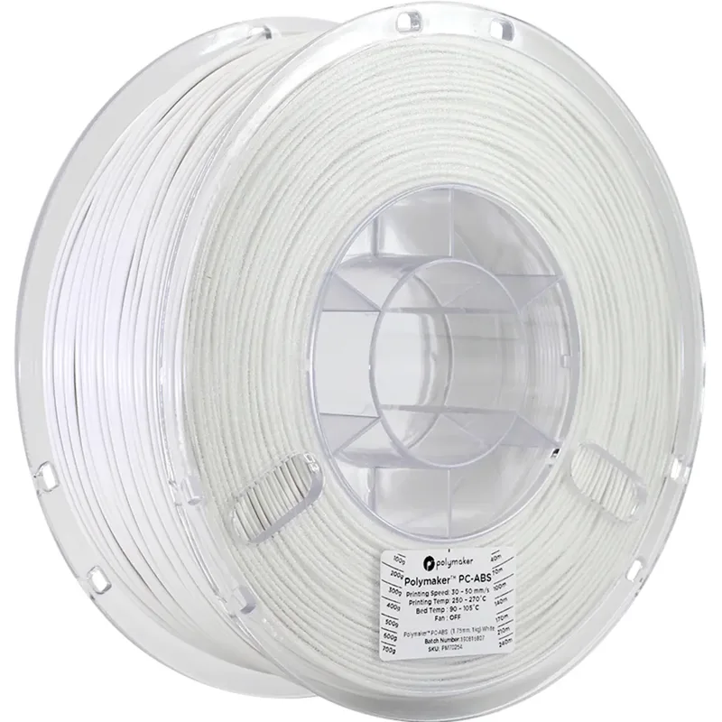 PC04002 PC04002 Filament PC-ABS hitzebeständig, schlagfest 1.75 mm 1000 g Weiß 1 St. von Polymaker – Produktfoto