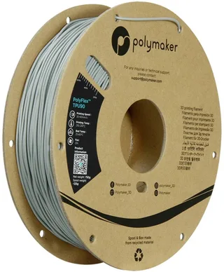 PD02003 TPU90 Filament TPU Flexibel 1.75 mm 750 g PolyFlex™ 1 stuk(s) de Polymaker en Gris – photo produit 1 sur 2