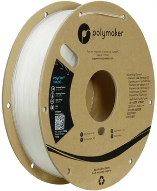 PD02004 TPU90 Filament TPU Flexibel 1.75 mm 750 g Helder PolyFlex™ 1 stuk(s) by Polymaker in Kleurloos – product photo 1 of 2