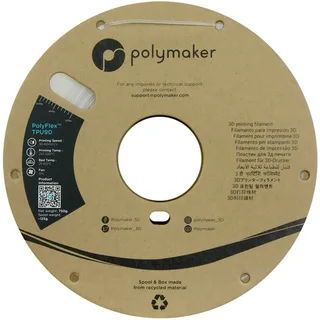 PD02004 TPU90 Filament TPU Flexibel 1.75 mm 750 g Helder PolyFlex™ 1 stuk(s) by Polymaker in Kleurloos – product photo 2 of 2