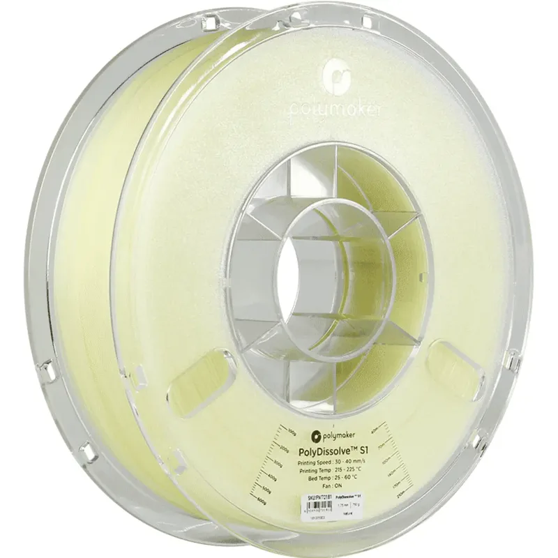 PH01001 PolyDissolve™ S1 Filament PVA kunststof Wateroplosbaar 1.75 mm 750 g Natuur 1 stuk(s) by Polymaker – product photo