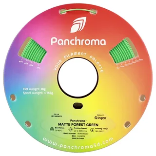 PLA MATTE 1,75mm 1kg POLYMAKER PANCHROMA PolyTerra 3D FILAMENT van Polymaker in Forest Green – productfoto 2 van 2