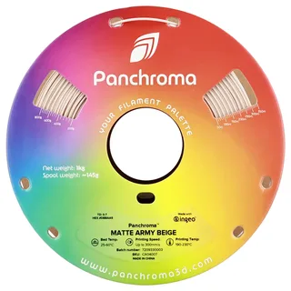 PLA MATTE 1,75mm 1kg POLYMAKER PANCHROMA PolyTerra 3D FILAMENT van Polymaker in Army Beige – productfoto 2 van 2