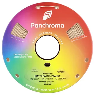 PLA MATTE 1,75mm 1kg POLYMAKER PANCHROMA PolyTerra 3D FILAMENT van Polymaker in Pastel peanut – productfoto 2 van 2