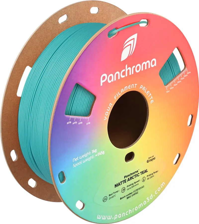 PLA MATTE 1,75mm ARCTIC TEAL 1kg POLYMAKER PANCHROMA PolyTerra 3D FILAMENT van Polymaker in Artic Teal – productfoto 1 van 2