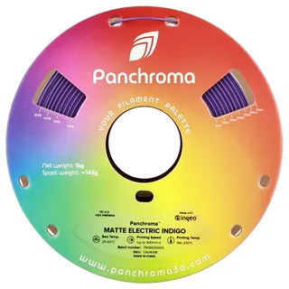 PLA MATTE 1,75mm ELECTRIC 1kg POLYMAKER PANCHROMA PolyTerra 3D FILAMENT van Polymaker in Indigo – productfoto 2 van 2