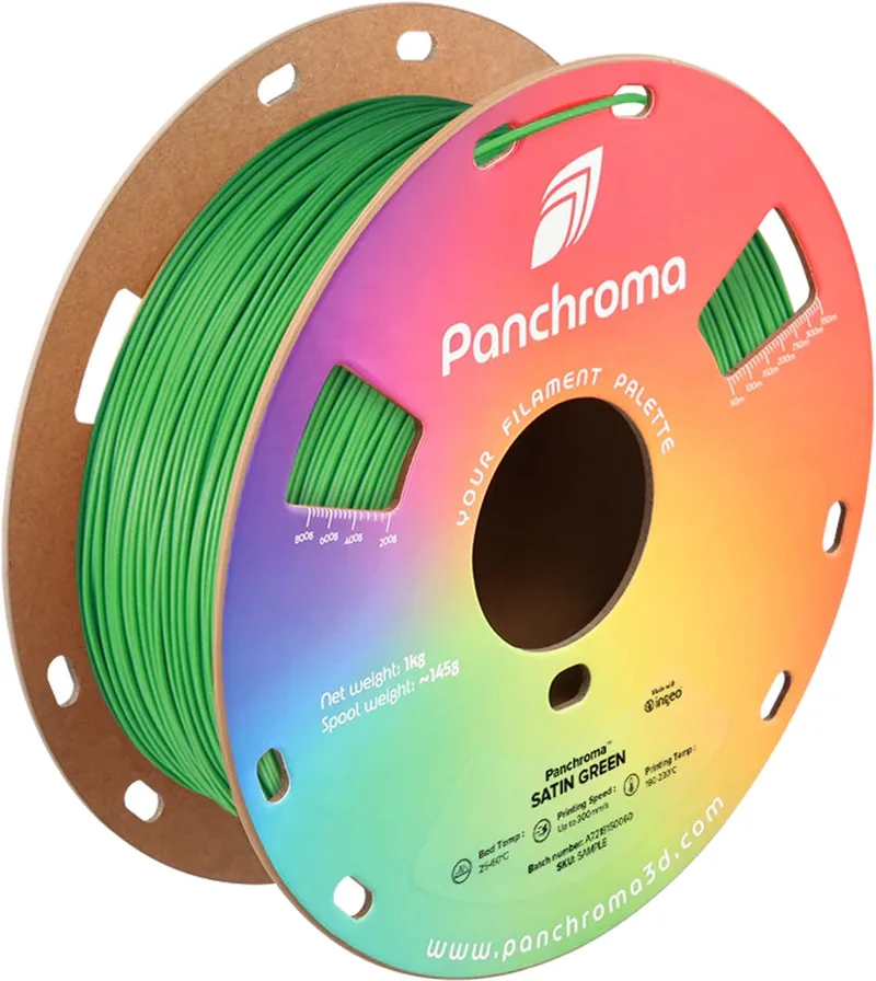 PLA SATIN 1,75mm 1kg POLYMAKER PANCHROMA 3D FILAMENT van Polymaker in Groen – productfoto 1 van 2