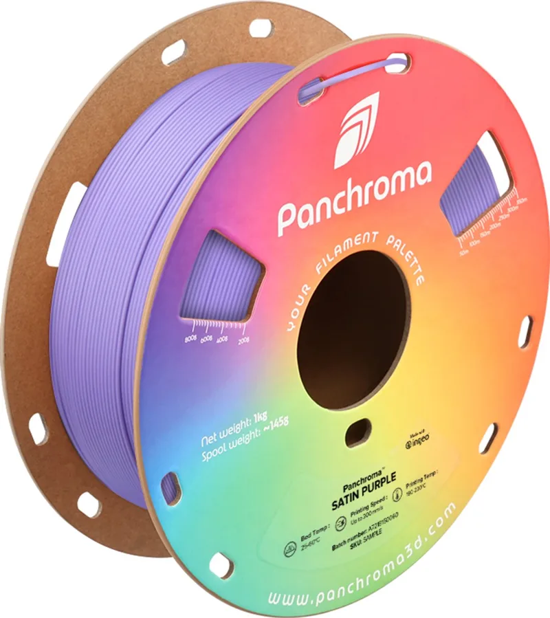 PLA SATIN 1,75mm 1kg POLYMAKER PANCHROMA 3D FILAMENT van Polymaker in Paars – productfoto 1 van 2