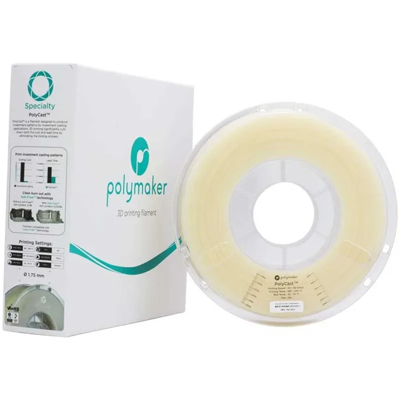 Polycast Pvb 1.75 Mm 750g Filament von Polymaker – Produktfoto 3 von 3