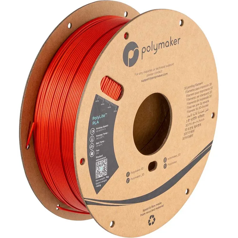 Polylite Pla 1.75 Mm 1kg Pla-filament von Polymaker – Produktfoto