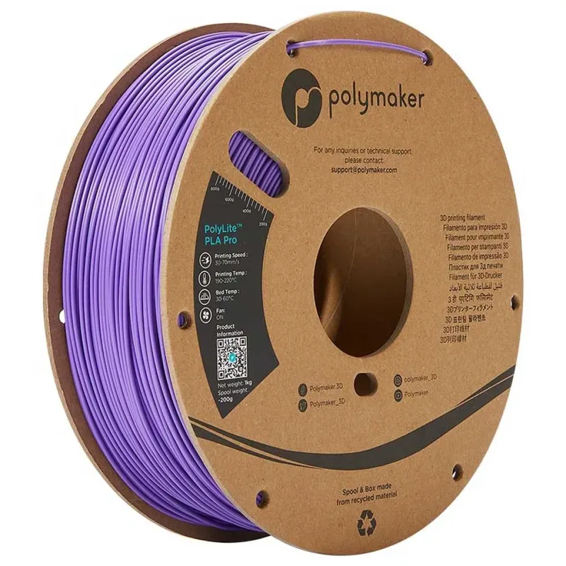 Polylite Pla Pro 1.75 Mm 1kg Pla-filament van Polymaker – productfoto 1 van 3