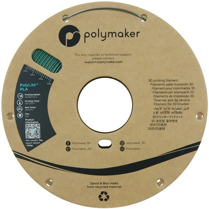 Polylite Pla Starlight 1.75 Mm 1kg Pla-filament van Polymaker – productfoto 4 van 5