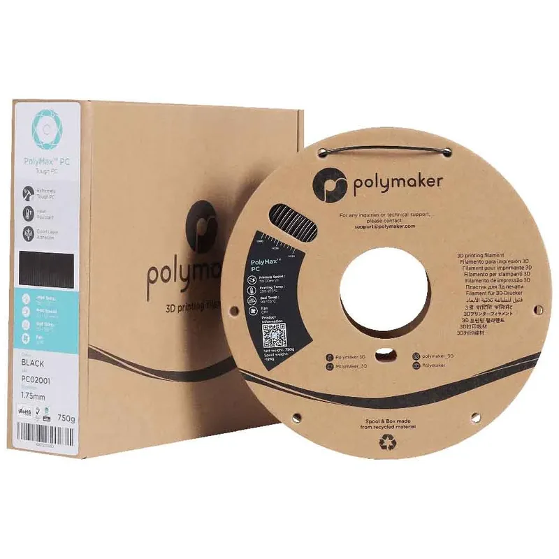Polymax Tough Pc 1.75 Mm 750g Filament de Polymaker – photo produit 3 sur 3