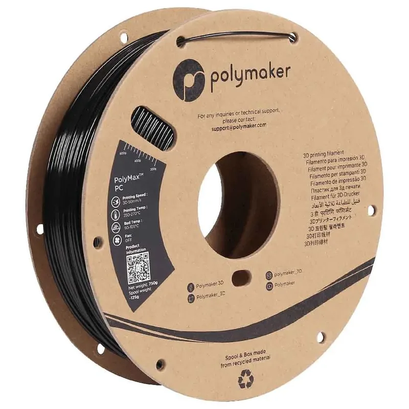 Polymax Tough Pc 1.75 Mm 750g Filament de Polymaker – photo produit 1 sur 3