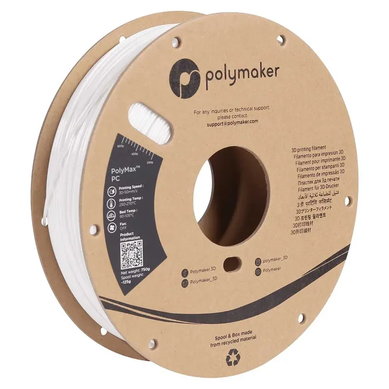 Polymax Tough Pc 2.85 Mm 750g Filament by Polymaker – product photo 1 of 3
