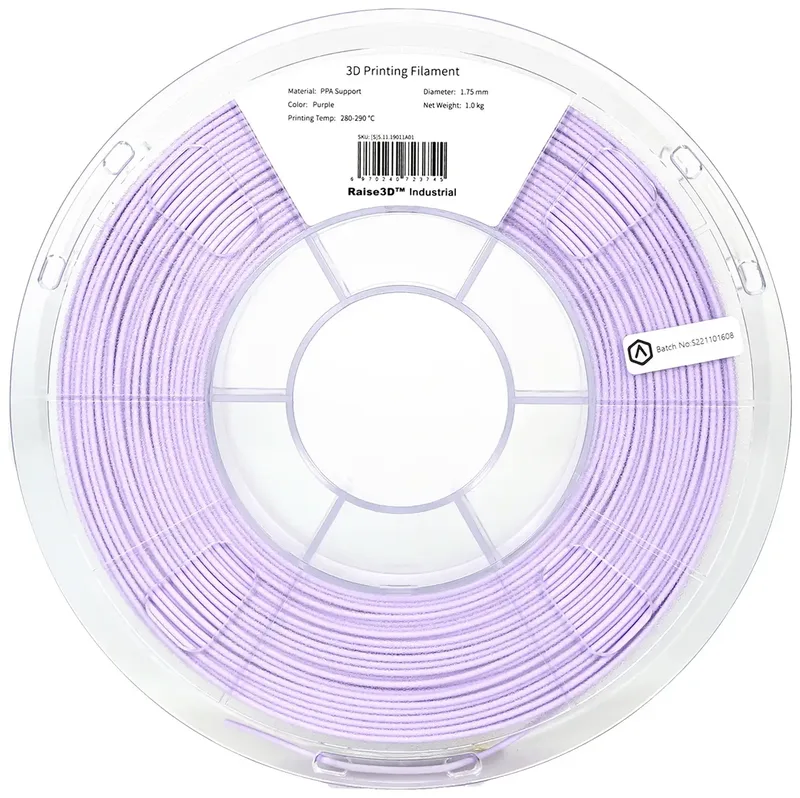 PMRA-1000 Industrial PPA Support Filament PPA Support 1.75 mm 1000 g Lila 1 St. von Raise3D – Produktfoto